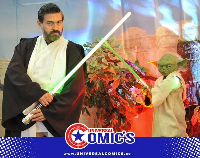 universal comics colombia star wars jedi master yoda obi wan kenobi
